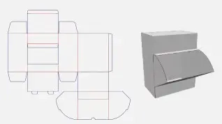 BCA-008-雙頭蓋中段式取出盒