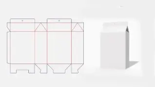 BCC-002-牛奶盒型插底吊卡盒(卡紙、F浪)