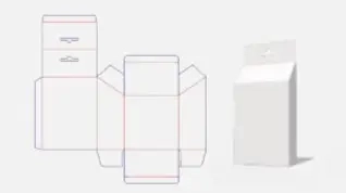 BCC-006-斜頂吊卡盒(卡紙)