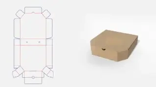 BCP-003-六角PIZZA盒