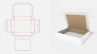 BCP-012-三邊壁厚書型盒
