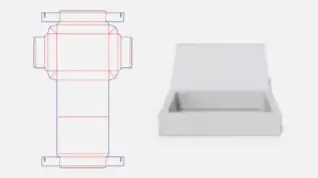 BCP-013-四邊壁厚書型盒