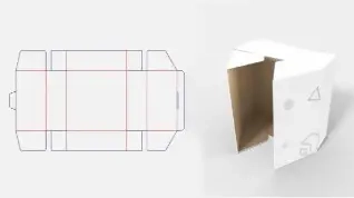 BCP-017-一體式簡易形上掀雙開盒