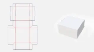 BCP-011-一體式無黏禮物盒(卡紙、F浪)