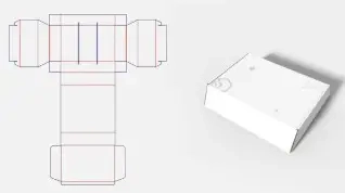 BOX-014-一體式三隔間金磚盒