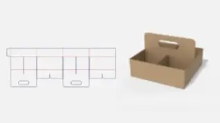 BHH-023-四格提籃式手提盒