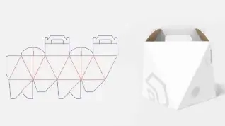 BHH-029-糊底多邊八邊手提盒